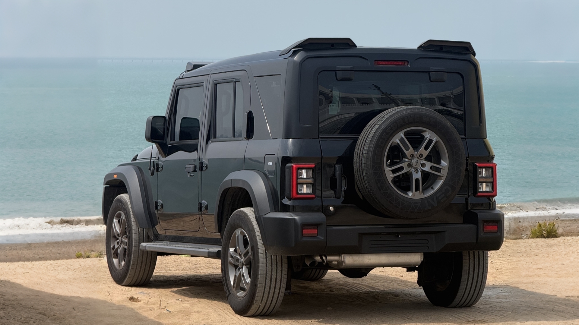Mahindra Thar Roxx after professional wash